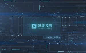 手指按钮点击科技感冲击LOGO动画