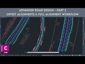 Civil 3D 2026 Advanced Road Design Part 2 | Offset Alignments & Full Alignment Workflow