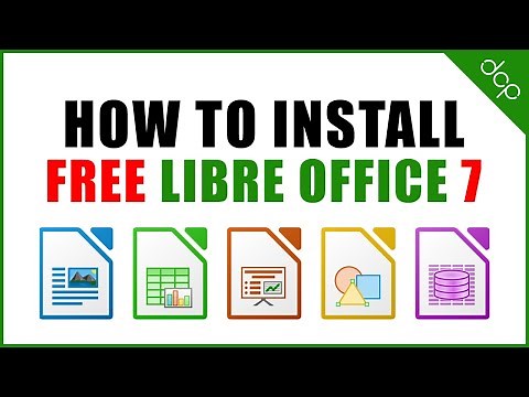 How to Install Libre Office 7 - Free Office Applications