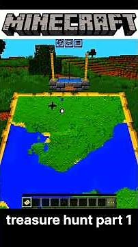 Minecraft treasure hunting part 1 #minecraft #gaming #viral