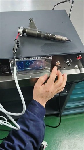 Delphi Injector Air Gap testing on Valve Tester DT ELE-V2 #autorepair #diesel #engineparts