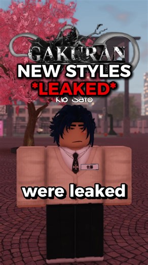 2 NEW STYLED LEAKED? (GAKURAN) #gakuran #japan #gakuranrp #viral #roblox
