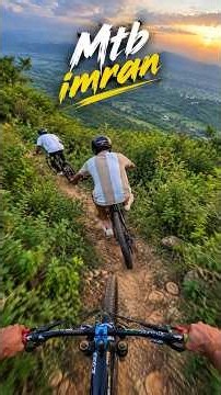 Long Ride par 3 MTB ke sath Downhill Trail 🌲 #shorts #ytshorts #downhill #mtb #imranmtb