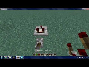 Comparator Clock-Minecraft Redstone Tutorial