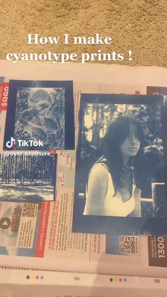 Creating Cyanotype Prints with Inkjet Transparency Film