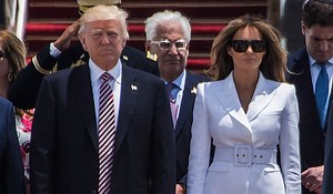 Melania Trump Swats Away the President’s Hand in Israel