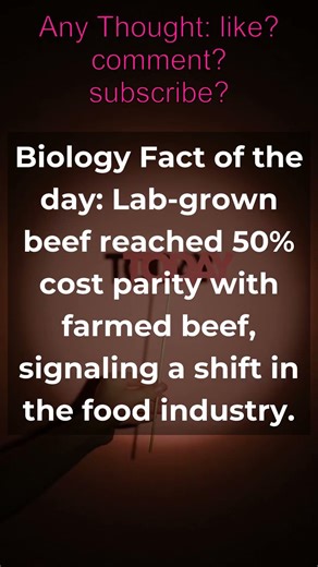 🧬 Why lab grown beef works | #shorts