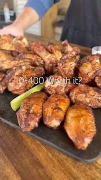 Is 0-400 Pellet Grill Chicken Wings WORTH it? #bbq #pelletgrill