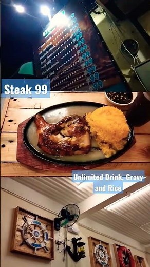 STEAK 99, Unlimited Drink, Gravy and Rice | Don't Share your food | Villamor Pasay City #unlimited