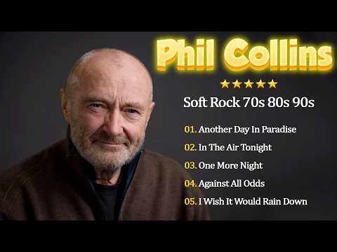 Phil Collins Greatest Hits Playlist 2026 – Best Soft Rock Songs of the 70s 80s 90s