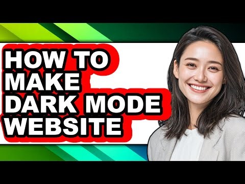 How to Make Dark Mode Website (updated)