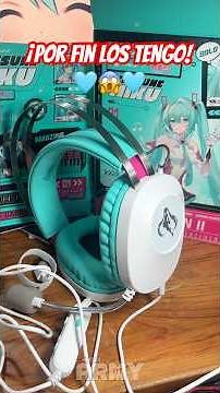 Hatsune Miku H1 GEN II audífonos TUF gaming DE ‪@ASUS‬ 🩵😱🩵 están increíbles!