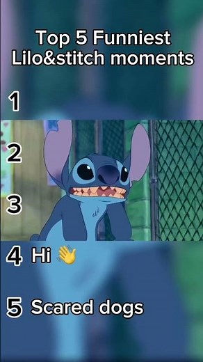 Top 5 funniest lilo&stitch moments