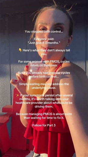 One of the most common pieces of advice I hear is: “Just wait 3 months after stopping birth
