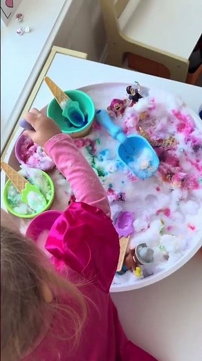 Nursery rhymes book + sensory play for early learning days inside
