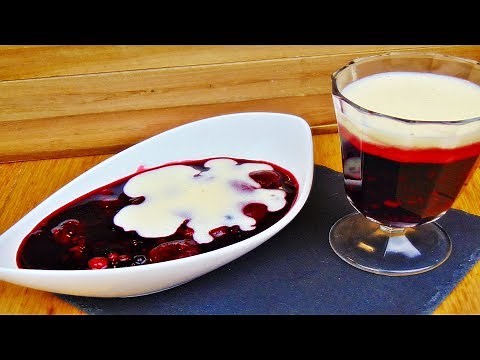 Rezept: Rote Grütze mit selbstgemachter Vanillesauce / Klassische Beeren-Grütze