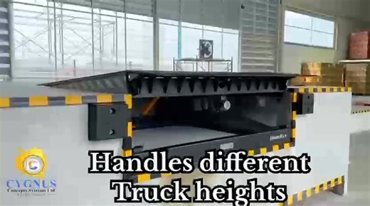 Dock leveler is engineered to transform any loading bay into a fast, safe, and seamless operation. Built with heavy-duty construction and precision leveling technology, it bridges the gap between trucks and the warehouse floor with complete stability. The result is faster turnaround times, reduced product damage, and safer movement for forklifts and staff. With reliable performance, high load capacity, and a low-maintenance design, it keeps every loading and unloading process efficient — giving 