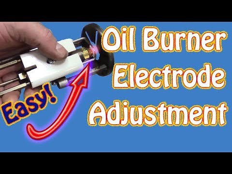 How to Adjust the Electrode (Points) Gap On Riello Oil Fired Burners Basic Boiler Maintenance Part 4