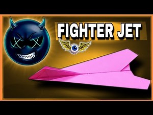 How to make a paper fighter jet