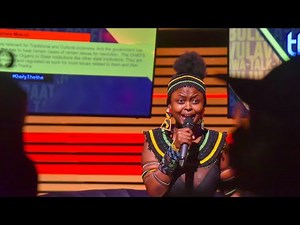 Audrey Kozwana Daily Thetha Praise Poetry Performance