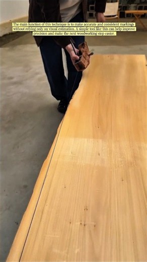 A Simple Woodworking Trick for Making Perfectly Parallel Lines.