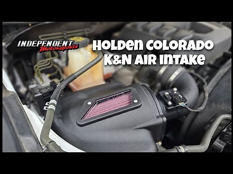 Holden Colorado K&N Air Intake Upgrade solves all the problems of the problematic air box