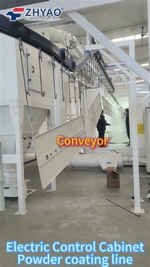 Electric control cabinet|Metal cabinet powder coating equipment powder coating line