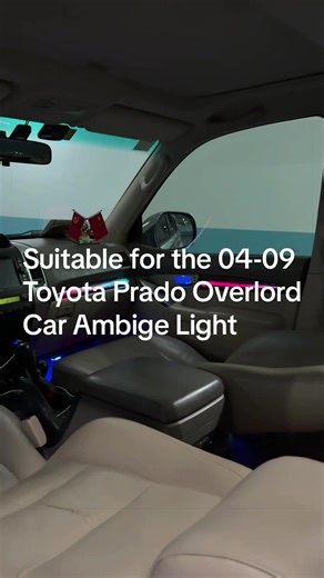 Even the classic old Prado can rediscover its luxury and warmth with ambient lighting. The 2004–2009 Prado interior was built tough and practical, but night driving sometimes lacks that sense of refinement and atmosphere. This Piano Black Galaxy Ambient Light Kit keeps the rugged spirit of the Prado while adding a subtle touch of elegance and mood inside the cabin. Now your off-road legend can feel both powerful and refined every time you drive at night. #prado #toyotaprado #prado120 #carambient