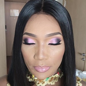 So when I was done with Irene's makeup I pulled out my camera to get a pro picture and alas! there was no memory card in itI forgot it on my computer and didn't have my extra memory card's wallet so here is an unfiltered version from my phone , I'm hoping @stevenadusei will be most kind and generous #mpacho #nancyblaqmakeupvideo #nancyblaqtouch #nancyblaqtouch #nancyblaqbrides | Nancy Blaq | Facebook