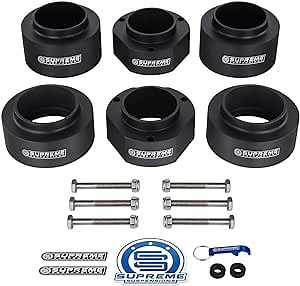 Supreme Suspensions - Full Lift Kit for 1989-1998 Suzuki Sidekick and 1989-1998 Geo Tracker 2" Front + 2" Rear Lift - High-Crystalline Delrin Spacers Kit 2WD 4WD - Can Cooler Included with Purchase