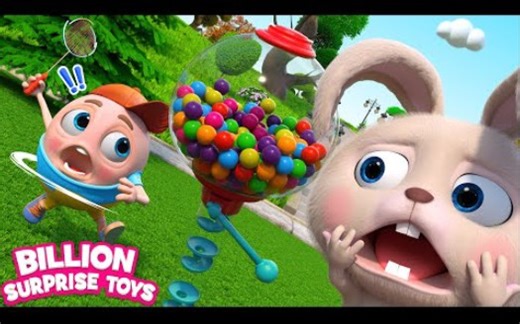 Funny Gumball Mission Humpty Helps Bunny to get the Gumballs 宝宝英语启蒙动画