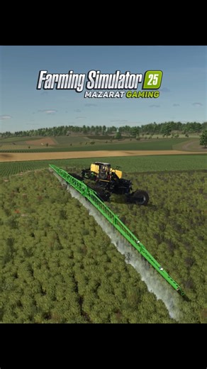 86K views · 365 reactions | A giant sprayer covering 56 meters in a single pass!  Precision, power, and efficiency in Farming Simulator 25!  #FarmingSimulator #FS25 #Sprayer #FarmingTech #agriculture | Mazarat Gaming | Facebook
