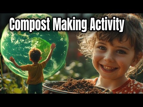 Compost Making Activity for Kids | Easy School Garden Project | Learn Waste to Soil 🌱