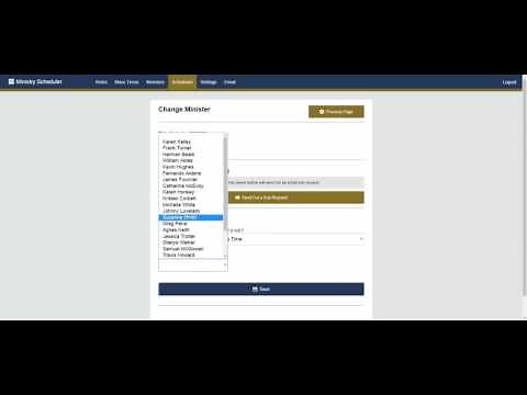 Ministry Scheduler by Parish Solutions Company