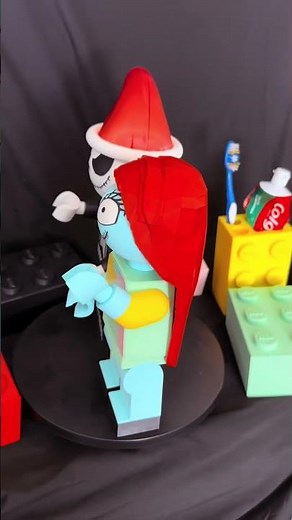 I 3D Printed Legos Version of Jack and Sally from Nightmare Before Christmas.