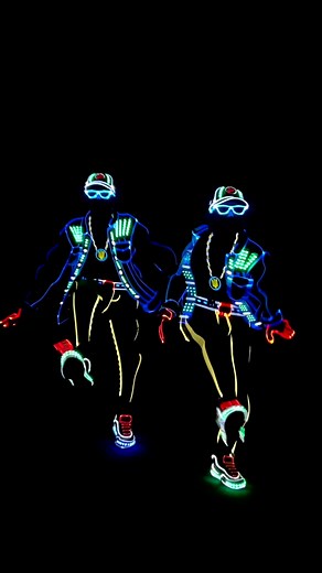 Mesmerizing LED Light Dance Show in Las Vegas
