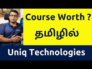 UNIQ Technologies Software Institute Course | Internship Project Worth or Not ? Reviews | Tamil