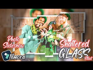 Photo Slideshow with Shattered Glass Effect in Filmora 14 | Stunning Slideshow Tutorial