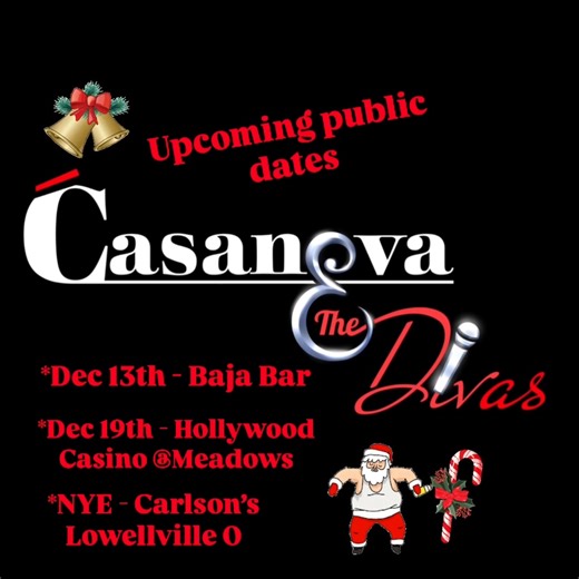 Let’s Get into the Holiday Spirit together!🎶❄️⛄️🎅💃🏻 | Casanova & The Divas Band & Show