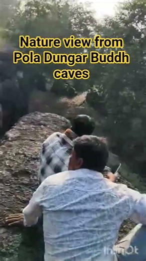 Nature view from Pola Dungar Buddh caves #viral #shorts #nature #lake #jungle #caves #tourism #yt