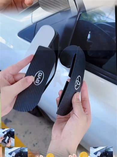 See clearly in any storm! 2-in-1 side mirror rain visor blocks water and fog for safer driving visibility. 🚗 #SideMirrorVisor #RainDriving #tiktokviral#tiktokshopping#NewYearNewHome