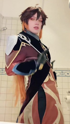 Captivating Zhongli Genshin Impact Cosplay Video