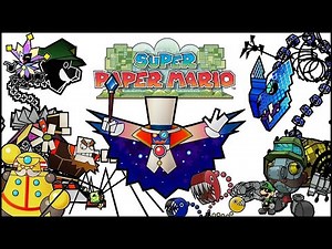 Super Paper Mario - ALL Boss Battles