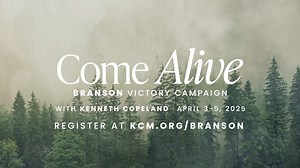What are you believing for in 2025? 🤔 Join Kenneth Copeland at the Branson Victory Campaign and step into God's promises! This powerful three-day event will transform your faith journey. Don't miss your opportunity to experience renewal and breakthrough! The event is free, but capacity is limited so register today! 📅 April 3-5, 2025; 📍 Victory Life Church, Branson, MO; 🔗 Register now: kcm.org/branson. Have you ever attended the Branson Victory Campaign in previous years? Let us know in the c
