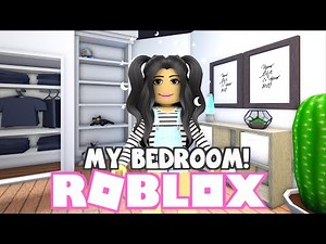 💙Building MY BEDROOM In Roblox Bloxburg!