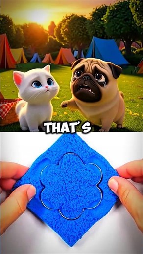 The Pug Was Kicked Out Without Being Guilty_ 🐶⛺️😼 #cats #dog #puppy #funny #pug #kitten #pawpaws