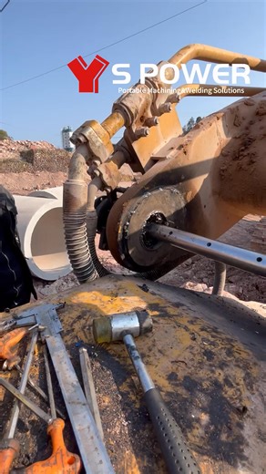 28K views · 307 reactions | portable line boring machine -S POWER Whatsapp: 86-15658915073 Our website : https://www.spower-portablelineboring.com/ #machine #excavator #mechanic #welding #portablelineboring #lineboring #heavyequipment #heavyequipmentoperator #machinist #onsitemachining #engineering | S POWER Portable | Facebook