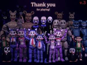 [FNAF SONG BY TLT] ~ FNAC 1-3 Animatronics Sings FNAF Song v.3 ~