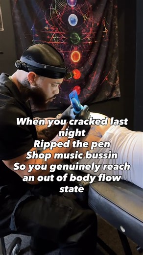 3.8K views | Hits even better when the client shows up early and I’m already set up to go hallelujah!藍 DM to book with me✌️ 560 main st Stroudsburg pa 18360 . . #tattooartist #flowstate #flowstateofmind #relatable #tattoo #tattooartists #stroudsburg #tattoomemes | Triston Parris | Facebook