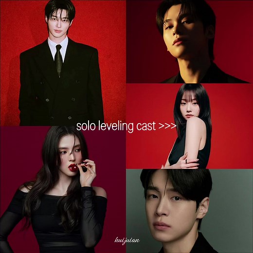solo leveling cast, byeon wooseok han sohee cha woomin kang youseok and kang mina, tayang tahun depan 2027, byeon wooseok as sung jinwoo, han sohee as cha haein, cha woomin as baruka, kang youseok as yoo jinho, kang mina as sung jinah (?), can't wait to see byeon wooseok again 😎 #sololeveling #byeonwooseok #hansohee #kdrama #fyp kdrama action fantasy adventure solo leveling live action